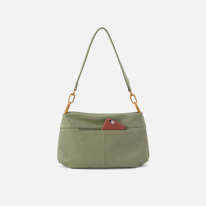 Advance Shoulder Bag In Pebbled Leather - Watercress | HOBO