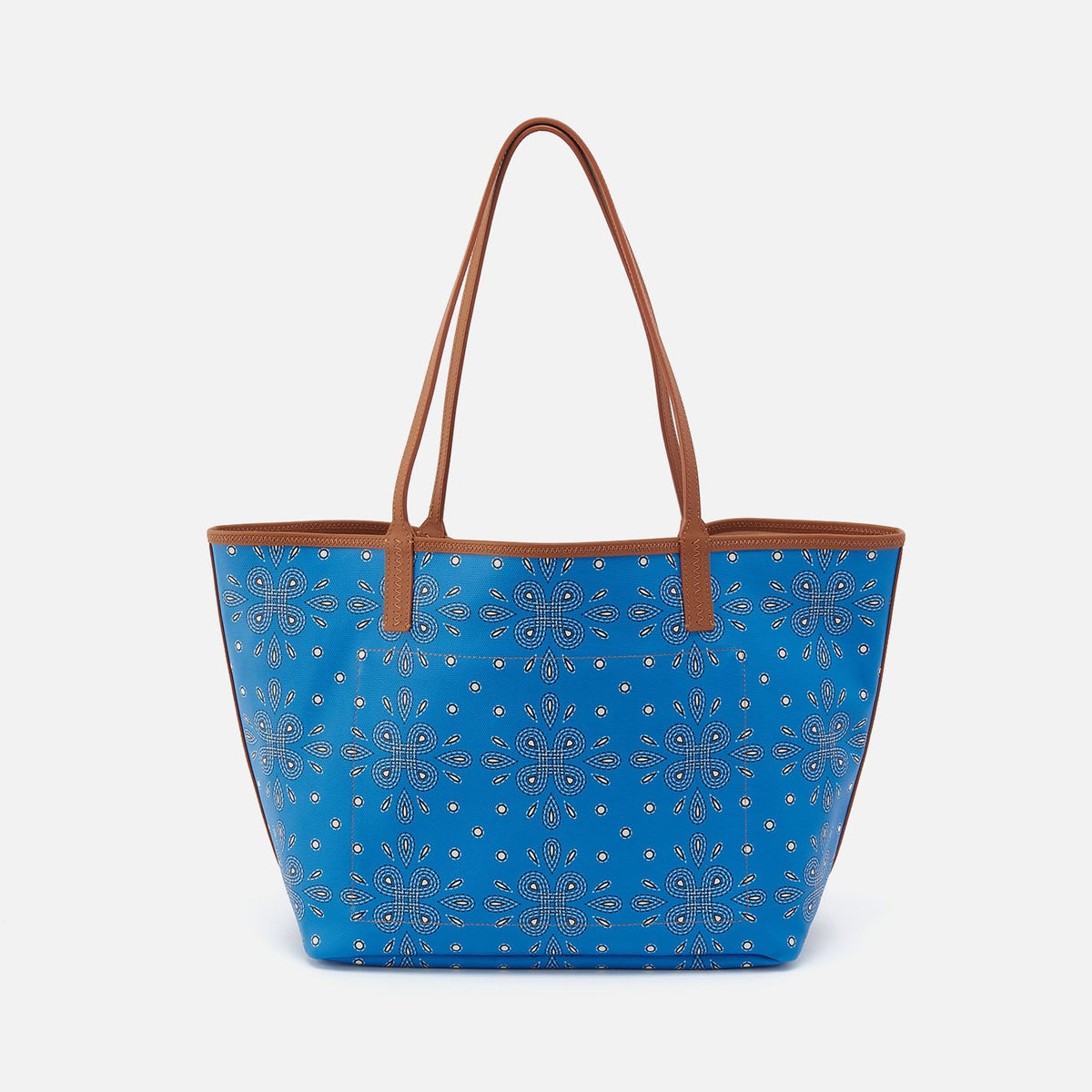 All That Tote In Coated Canvas - Blue Journey Bandana | HOBO