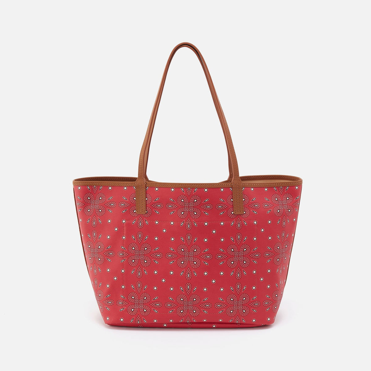 All That Tote In Coated Canvas - Red Journey Bandana | HOBO
