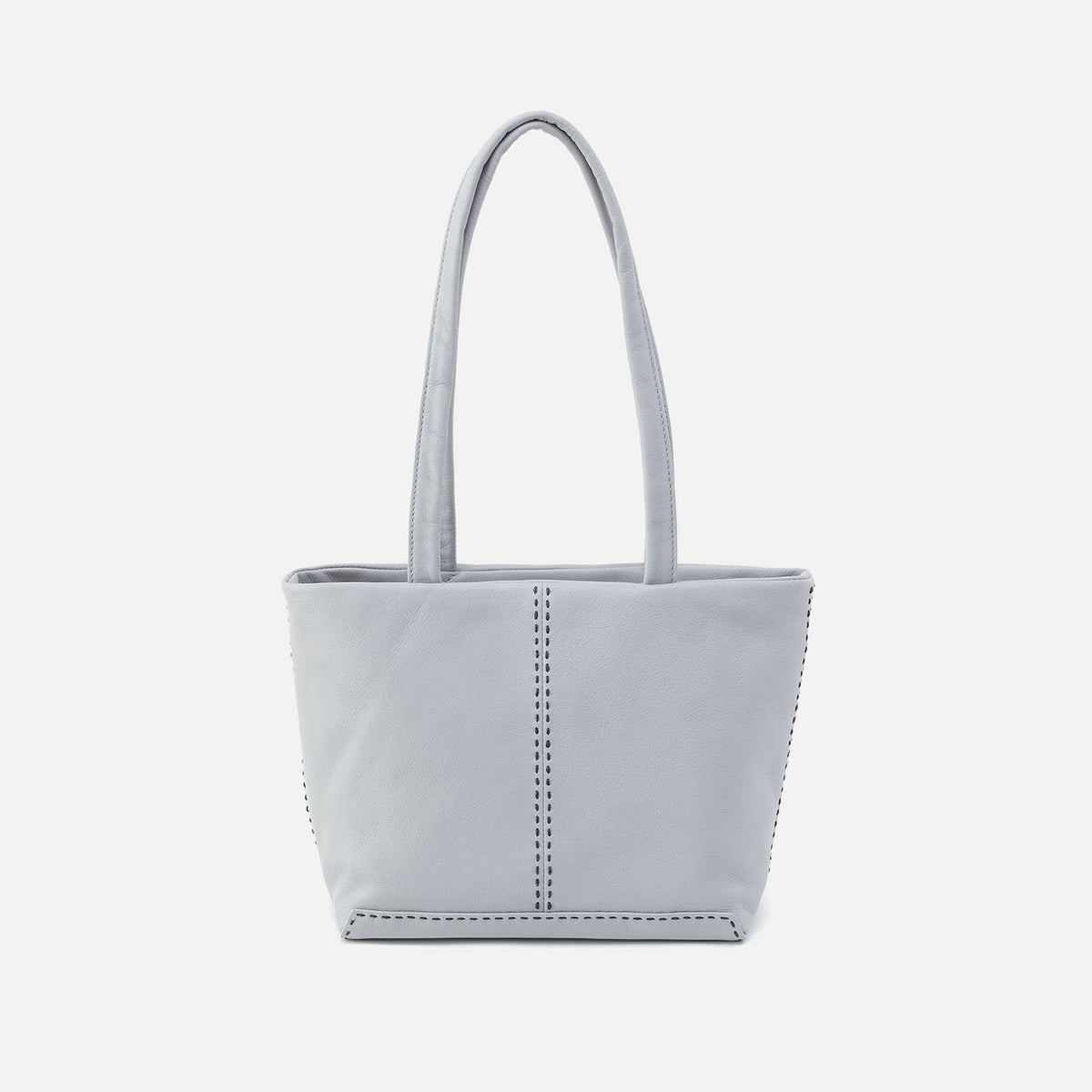 Austin Tote In Pebbled Leather - Blue Pearl | HOBO