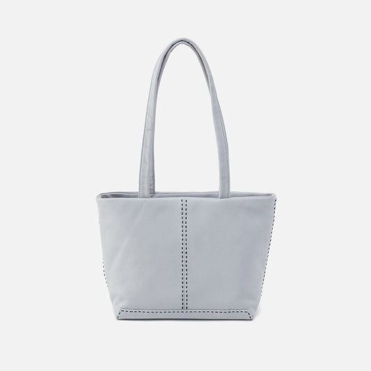 Austin Tote In Pebbled Leather - Blue Pearl | HOBO