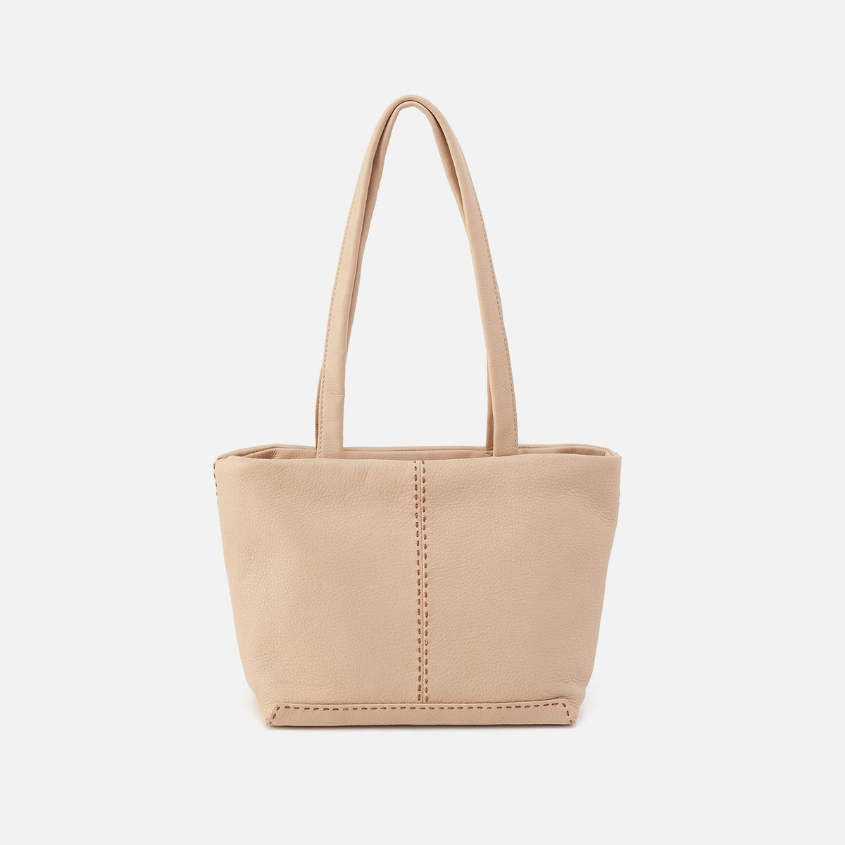 Austin Tote In Pebbled Leather - Linen | HOBO