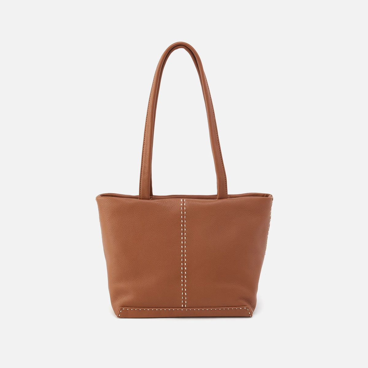 Austin Tote In Pebbled Leather - Warm Honey | HOBO