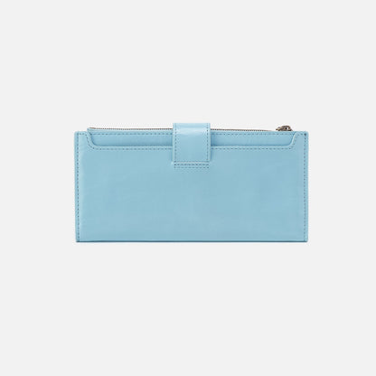 Dunn Continental Wallet In Polished Leather - Stratosphere | HOBO