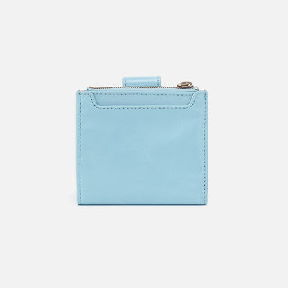 Dunn Mini Wallet In Polished Leather - Stratosphere | HOBO