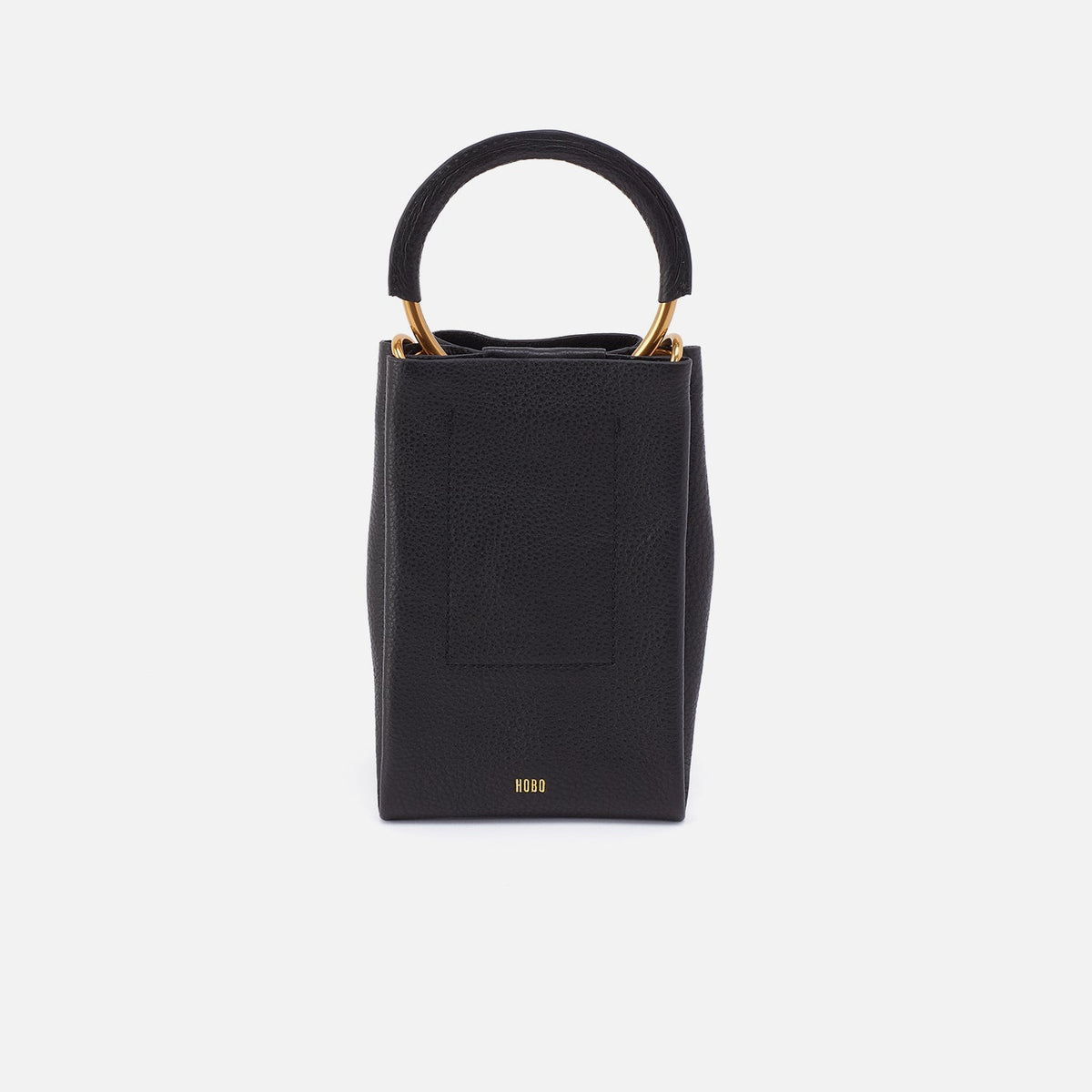 Eden Phone Crossbody In Pebbled Leather - Black | HOBO