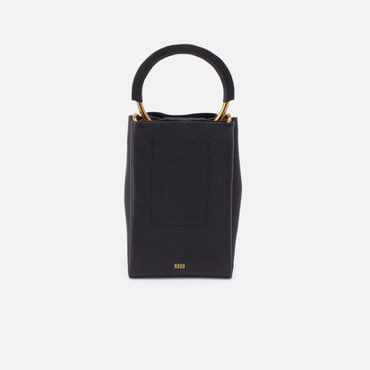 Eden Phone Crossbody In Pebbled Leather - Black | HOBO