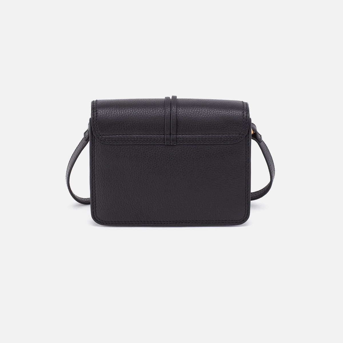 Eden Small Crossbody In Pebbled Leather - Black | HOBO