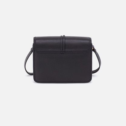Eden Small Crossbody In Pebbled Leather - Black | HOBO