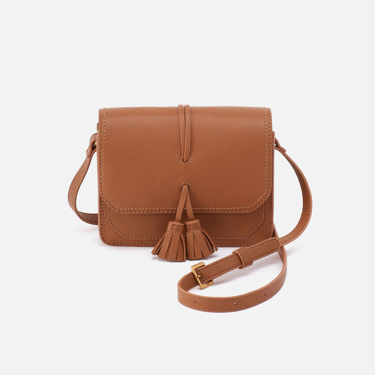 Eden Small Crossbody In Pebbled Leather - Warm Honey | HOBO