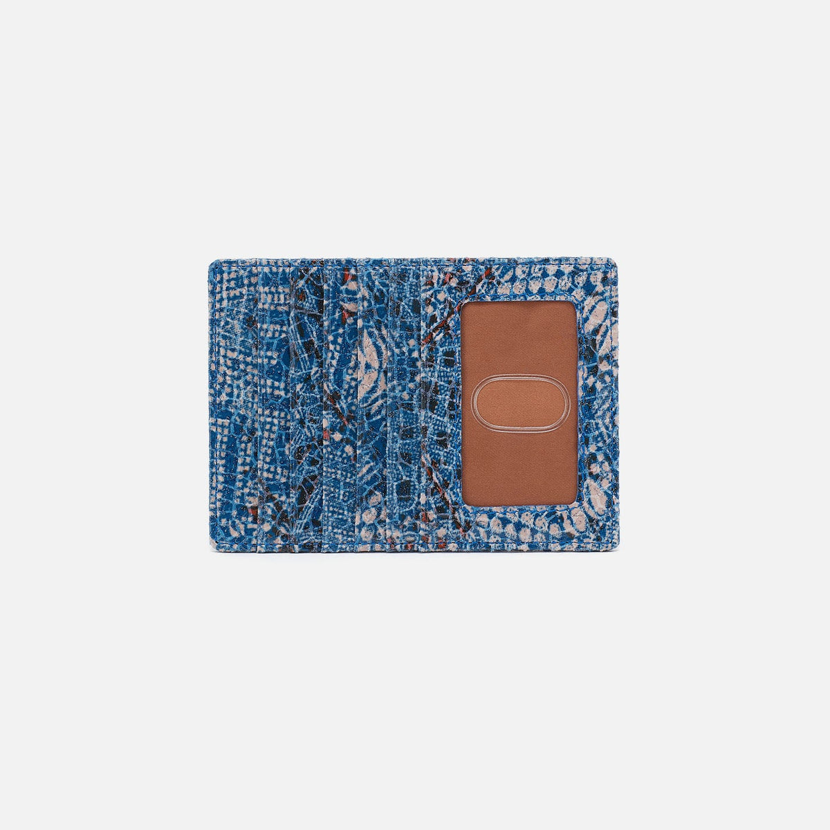Euro Slide Card Case In Printed Leather - Boho Bandana | HOBO