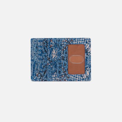 Euro Slide Card Case In Printed Leather - Boho Bandana | HOBO