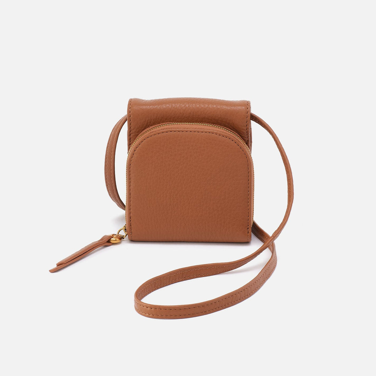 Fern Wallet Crossbody In Pebbled Leather - Warm Honey | HOBO