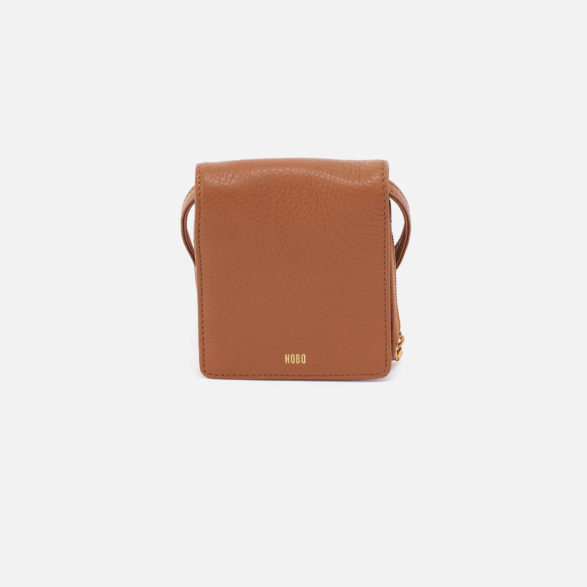 Fern Wallet Crossbody In Pebbled Leather - Warm Honey | HOBO