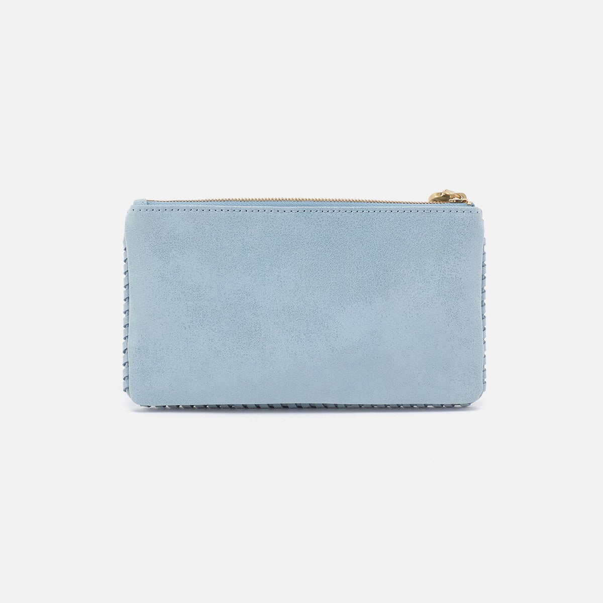 Foray Large Wallet In Buffed Leather - Sky | HOBO