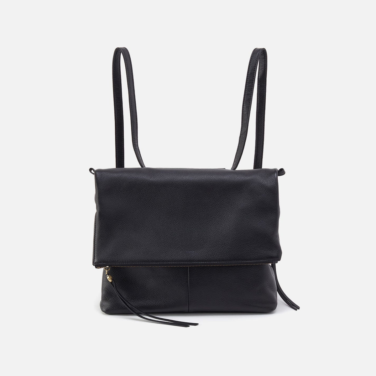 Grant Backpack In Pebbled Leather - Black | HOBO