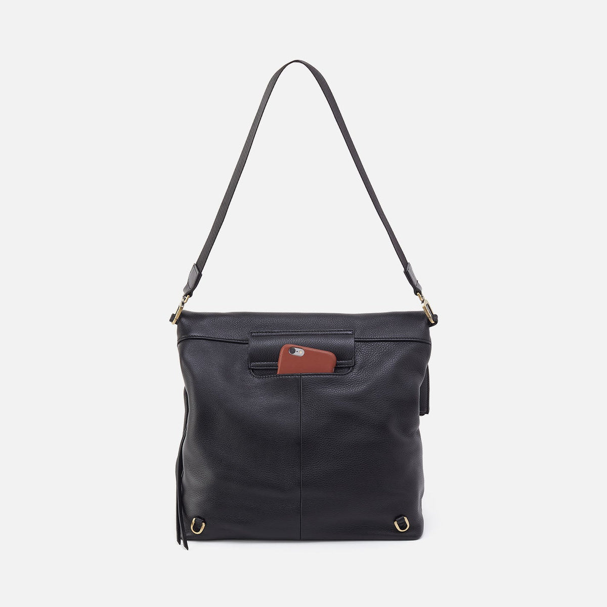 Grant Backpack In Pebbled Leather - Black | HOBO
