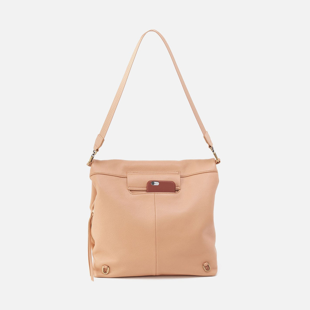 Grant Backpack In Pebbled Leather - Porcini | HOBO
