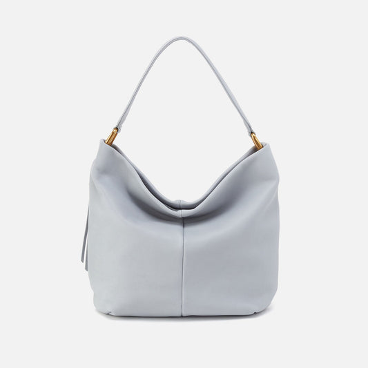 Harley Hobo In Pebbled Leather - Blue Pearl | HOBO