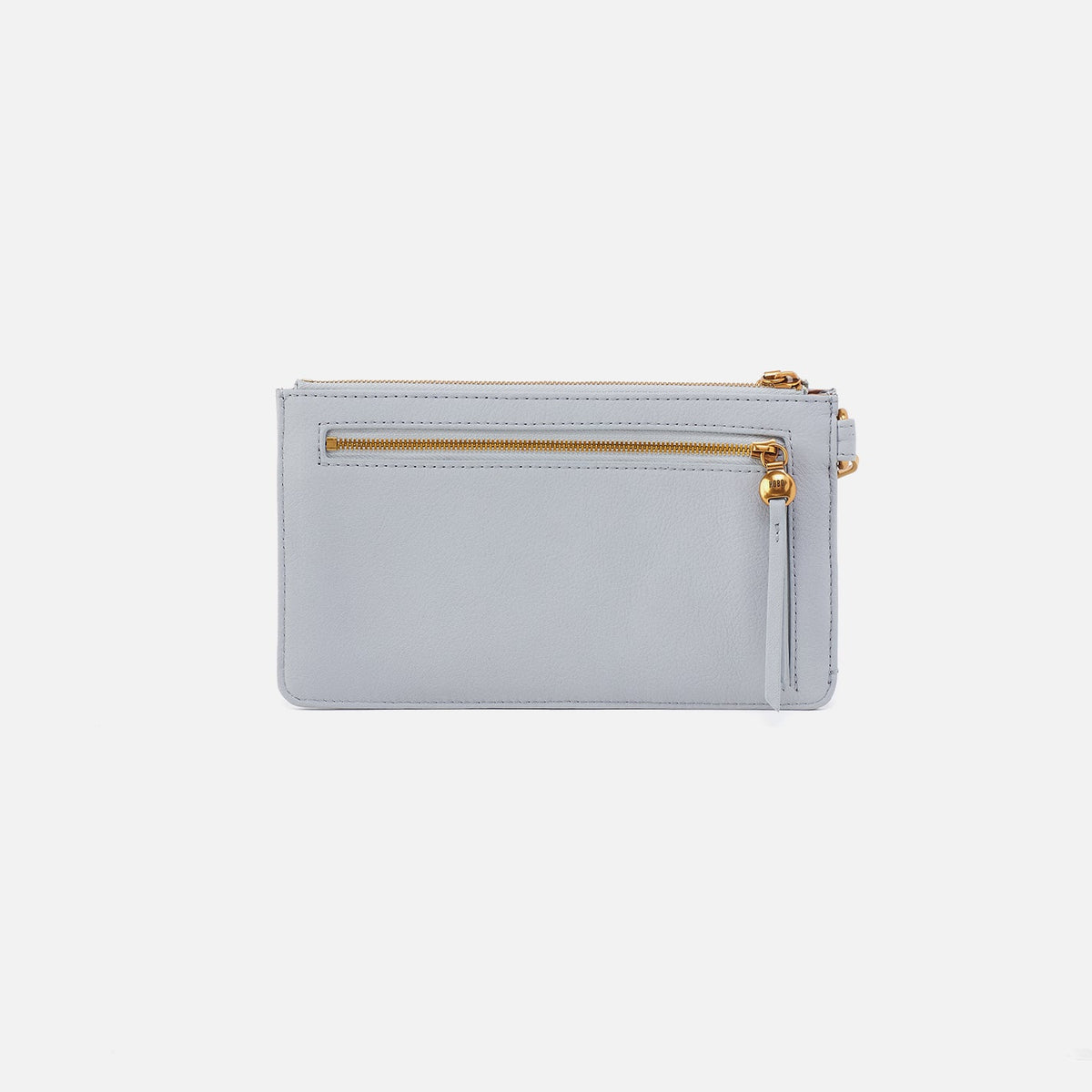 Hart Wristlet In Pebbled Leather - Blue Pearl | HOBO