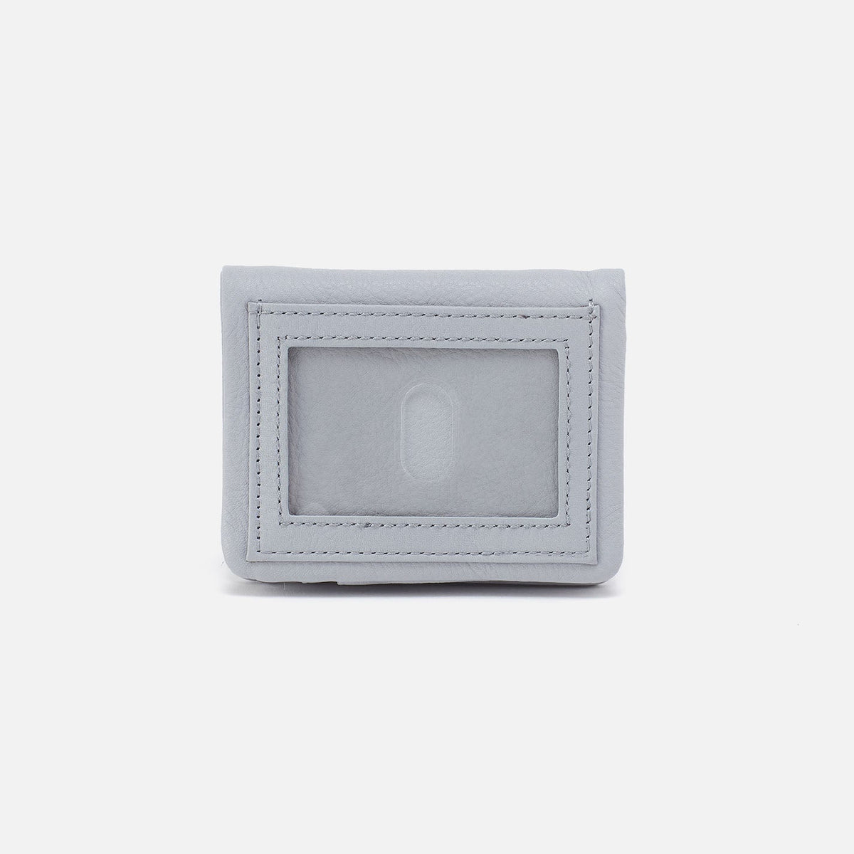 Lumen Mini Wallet In Pebbled Leather - Blue Pearl | HOBO