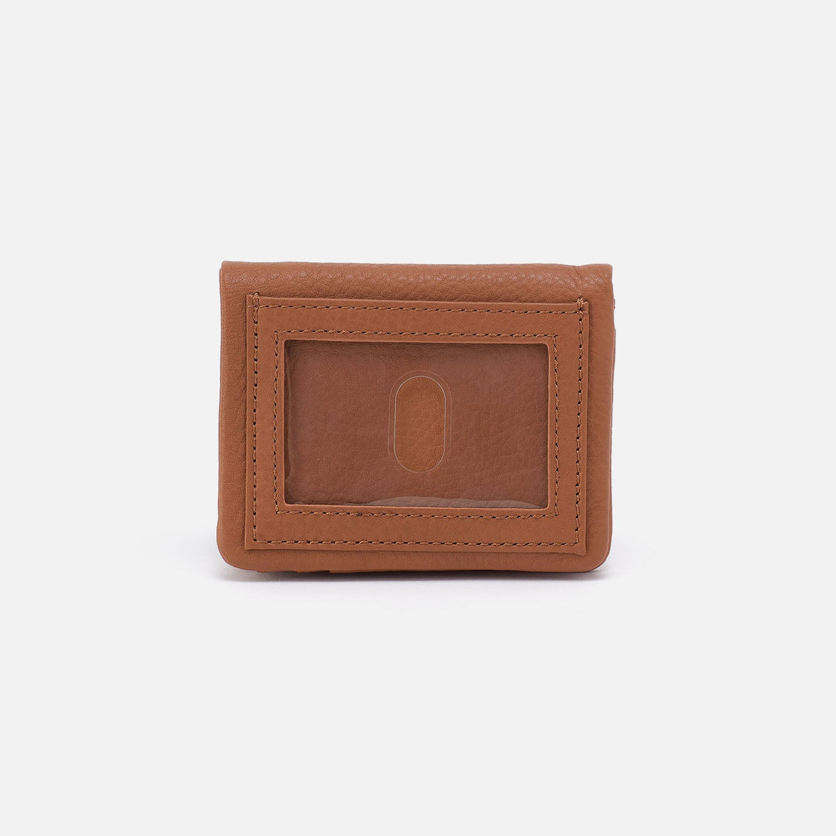 Lumen Mini Wallet In Pebbled Leather - Warm Honey | HOBO
