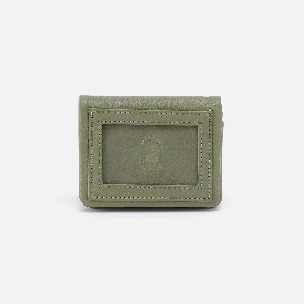 Lumen Mini Wallet In Pebbled Leather - Watercress | HOBO