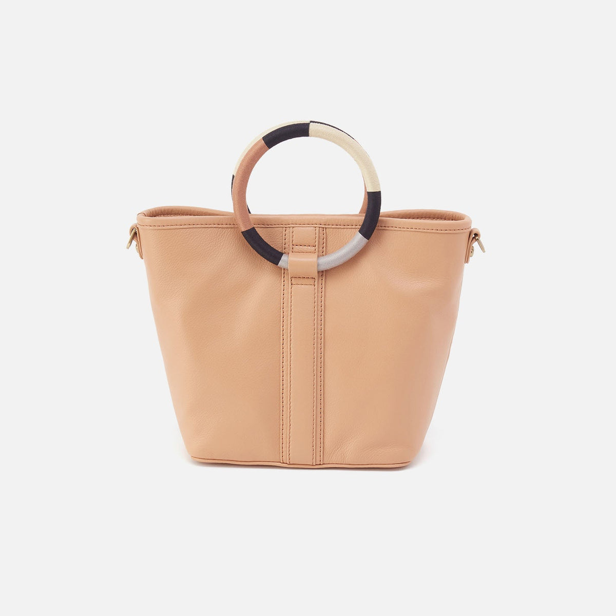 Luna Small Tote In Pebbled Leather - Porcini | HOBO