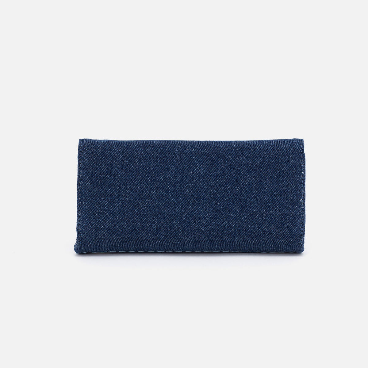 Rachel Continental Wallet In Denim Fabric - Dark Denim | HOBO