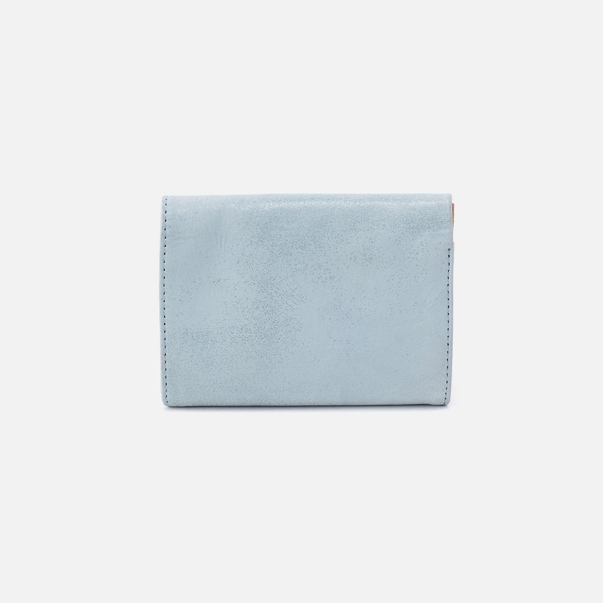 Robin Compact Wallet In Buffed Leather - Sky | HOBO