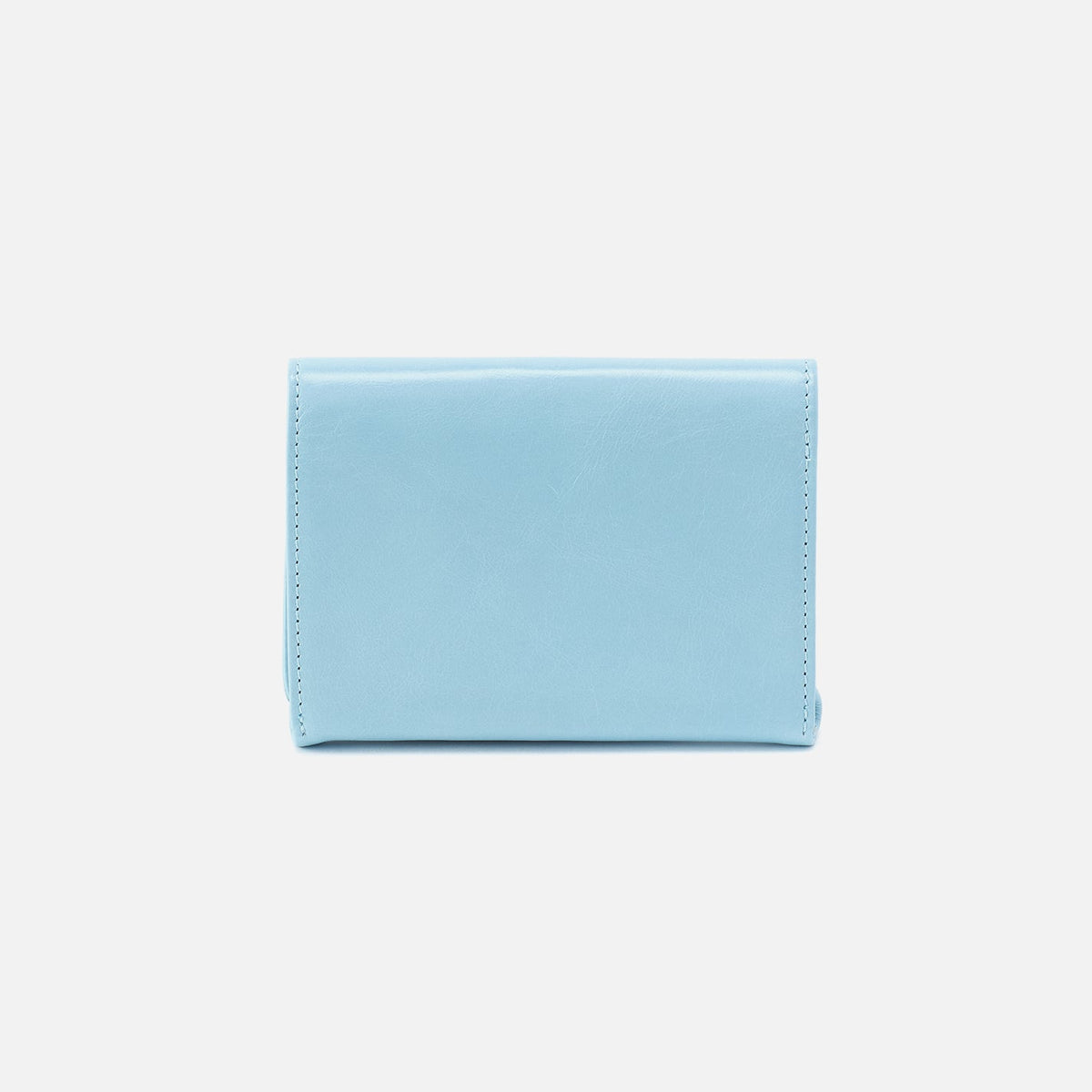 Robin Compact Wallet In Polished Leather - Stratosphere | HOBO