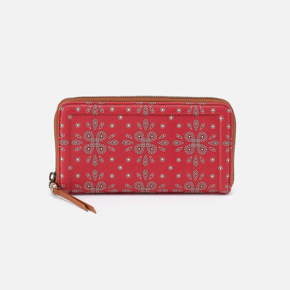 Soma Large Wallet In Coated Canvas - Red Journey Bandana | HOBO