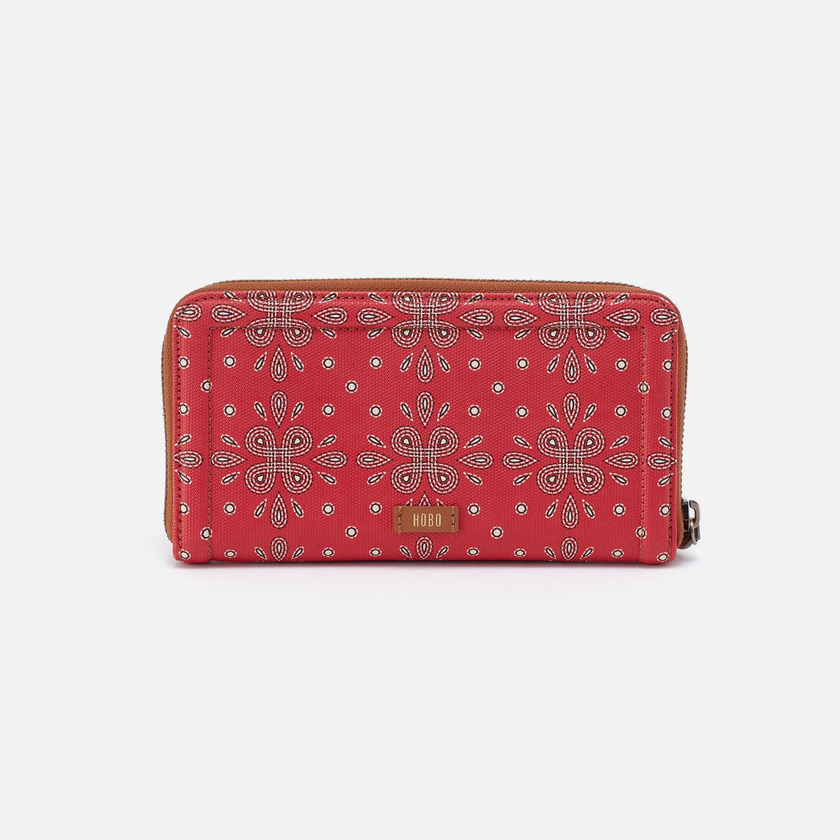 Soma Large Wallet In Coated Canvas - Red Journey Bandana | HOBO