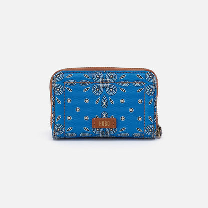 Soma Small Wallet In Coated Canvas - Blue Journey Bandana | HOBO