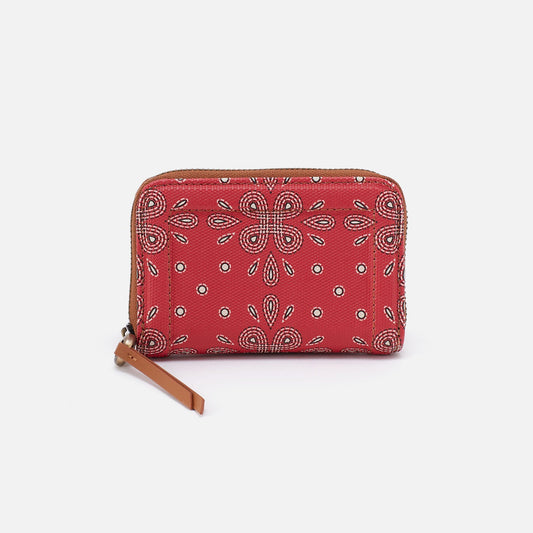 Soma Small Wallet In Coated Canvas - Red Journey Bandana | HOBO
