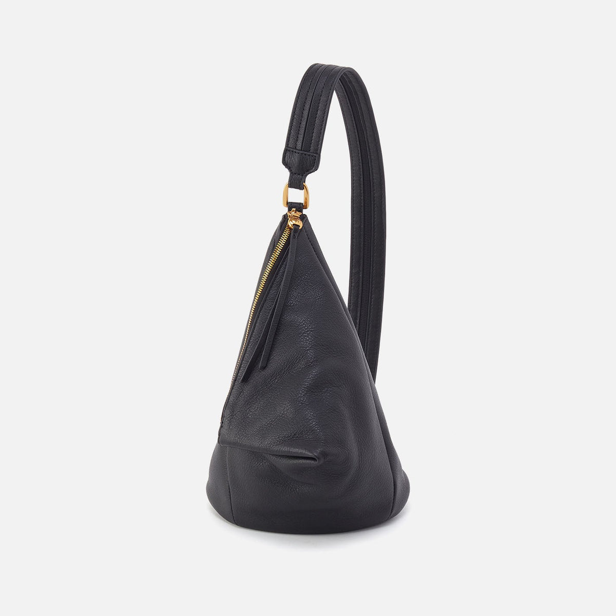 Sway Small Sling In Pebbled Leather - Black | HOBO