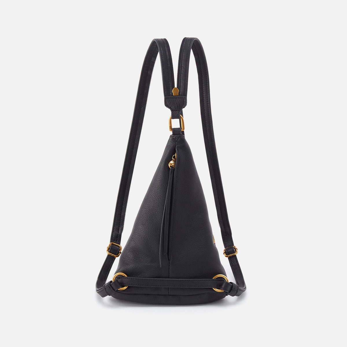 Sway Small Sling In Pebbled Leather - Black | HOBO