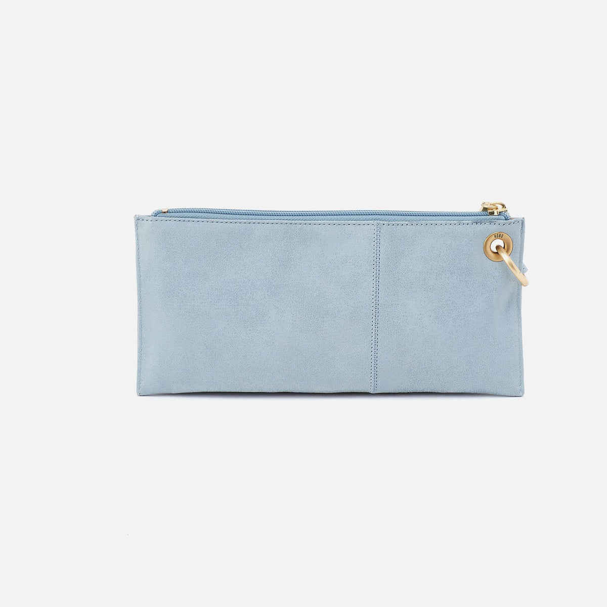 Vida Wristlet In Buffed Leather - Sky | HOBO
