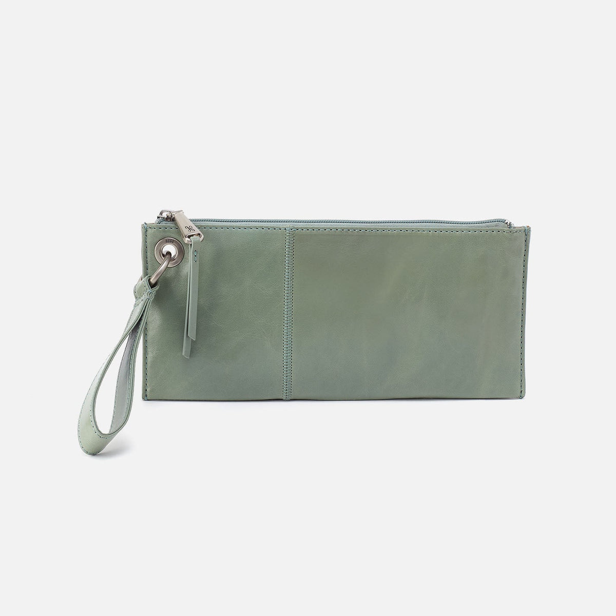 Vida Wristlet In Polished Leather - Jade | HOBO