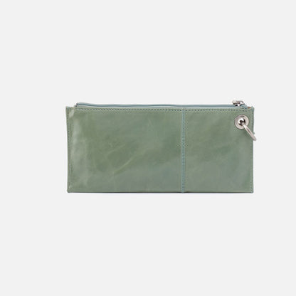 Vida Wristlet In Polished Leather - Jade | HOBO