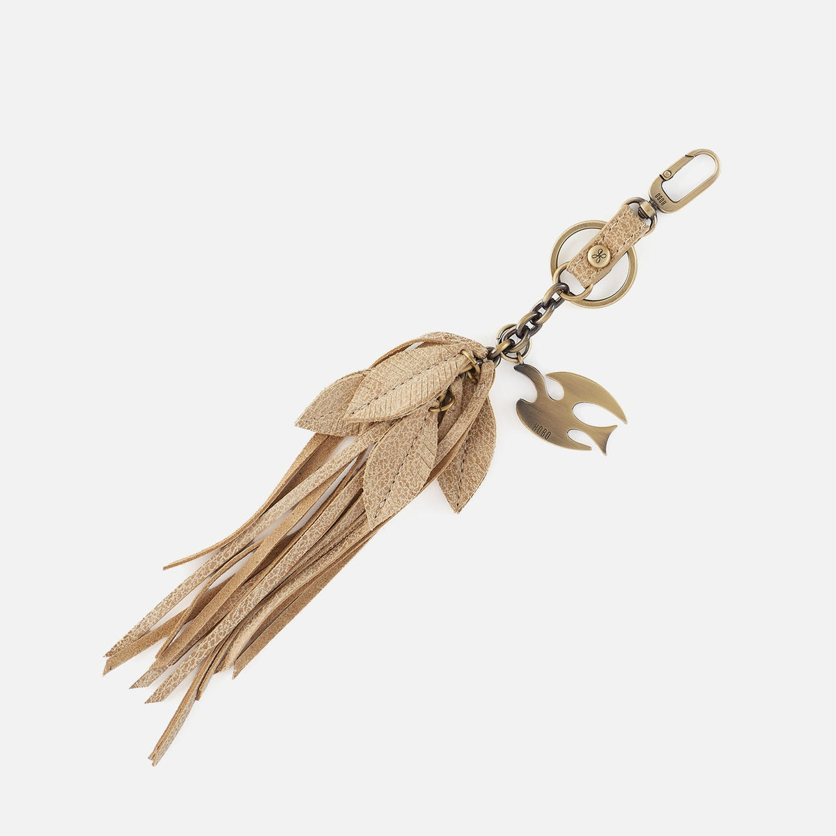 Dove Love Charm in Buffed Leather - Gold | HOBO