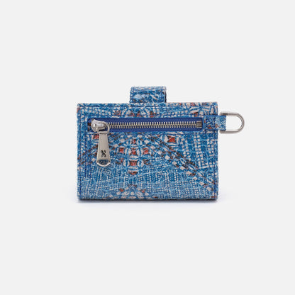 Jean Accordian Card Case In Printed Leather - Boho Bandana | HOBO