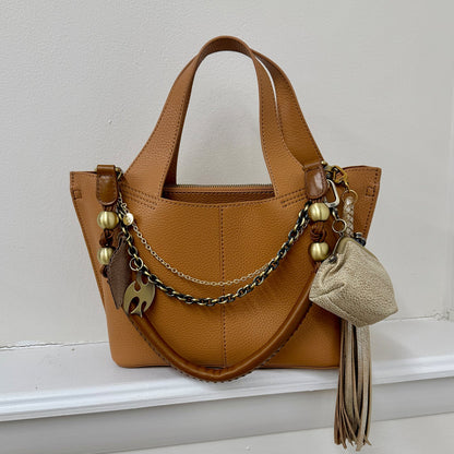 Stardust Bag Swag in Buffed Leather - Hazel | HOBO