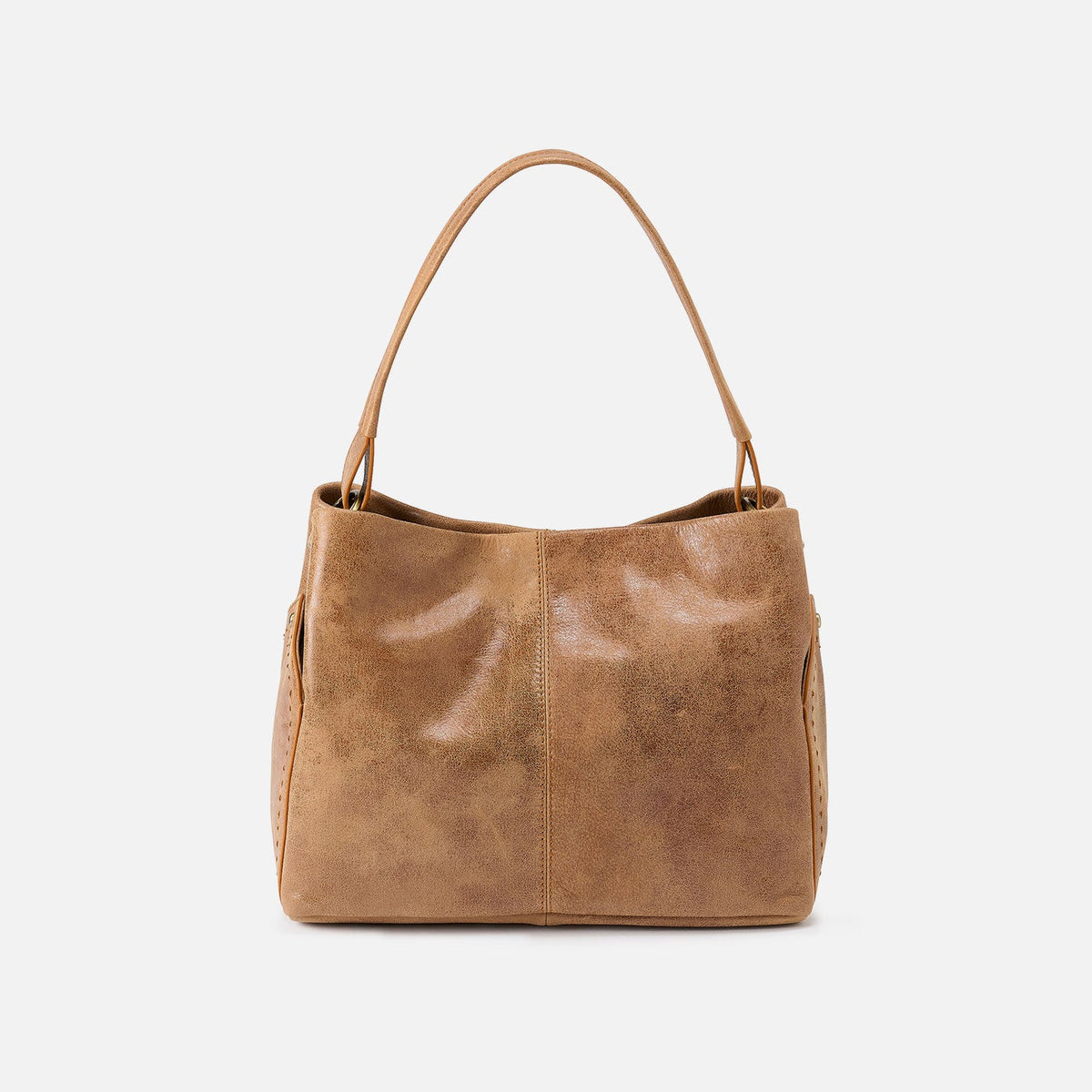 Seneca Shoulder Bag In Buffed Leather - Whiskey | HOBO
