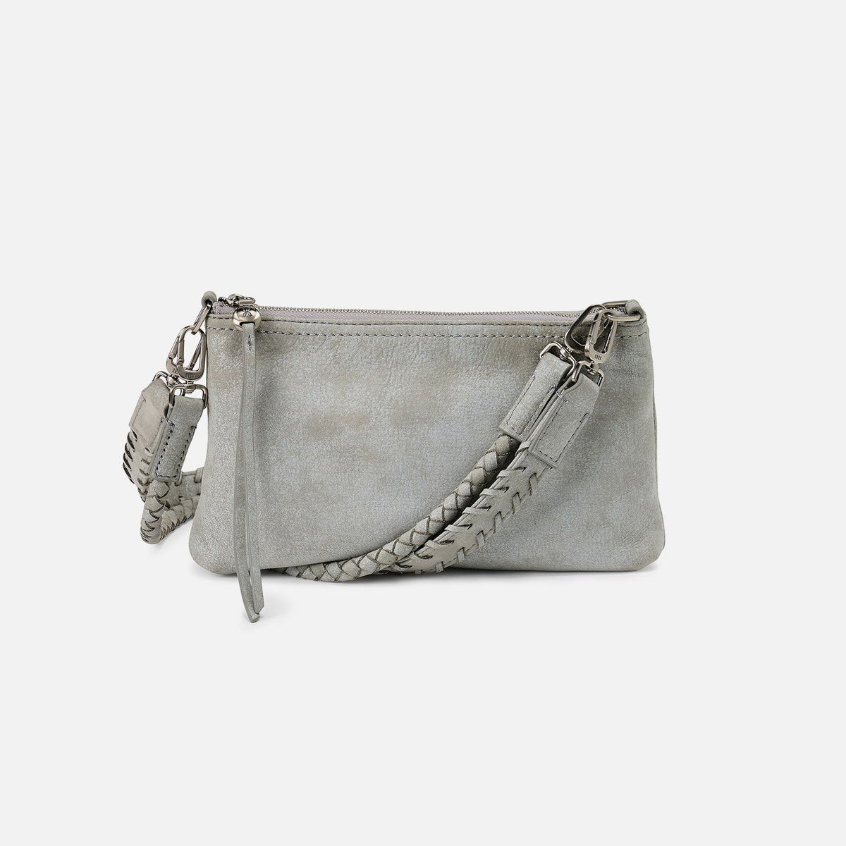 Darcy Crossbody In Buffed Leather - Misty Harbor | HOBO