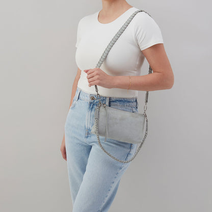 Darcy Crossbody In Buffed Leather - Misty Harbor | HOBO