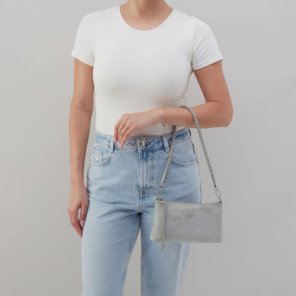 Darcy Crossbody In Buffed Leather - Misty Harbor | HOBO
