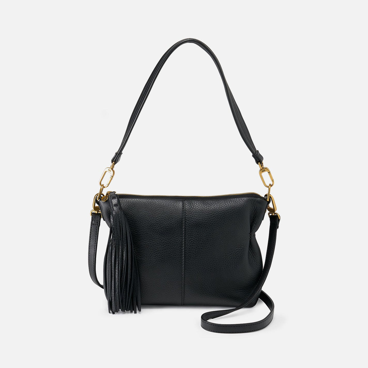 Kori Crossbody In Pebbled Leather - Black | HOBO