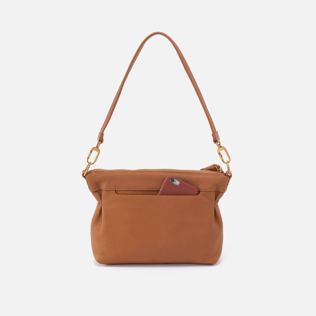 Kori Crossbody In Pebbled Leather - Warm Honey | HOBO