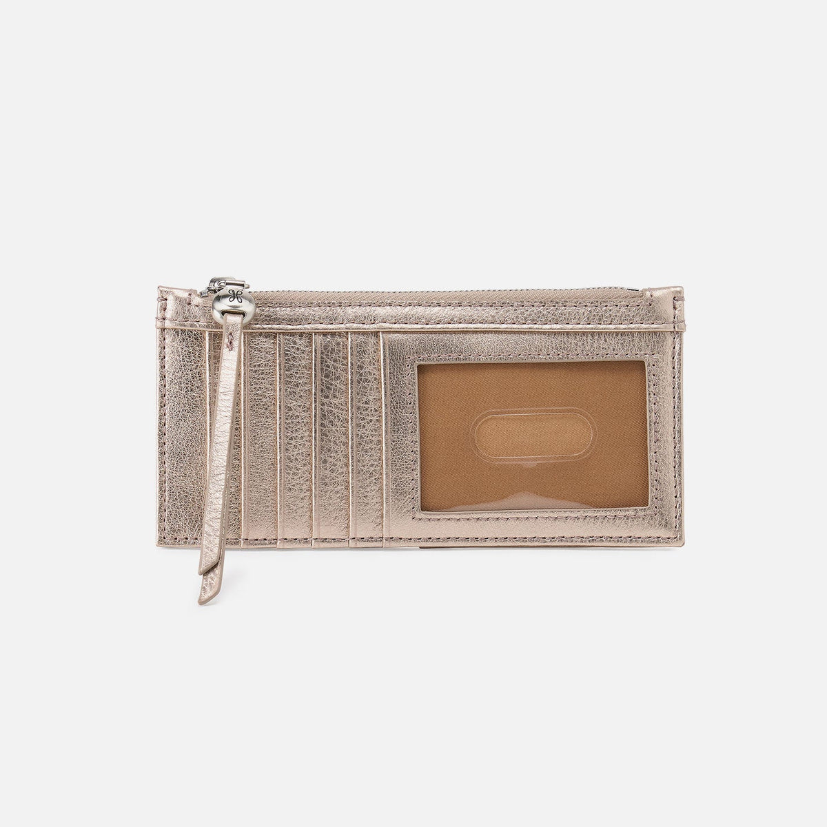 Carte Card Case In Metallic Leather - Cameo Quartz | HOBO